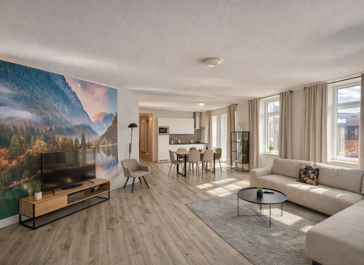 City Apartment voor 4-6 personen keuken