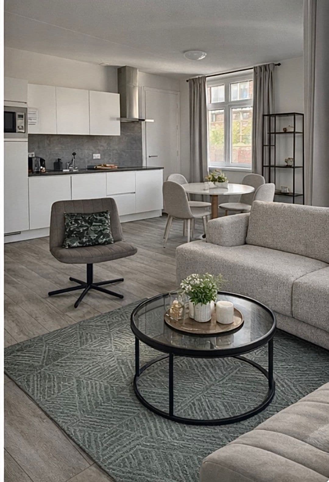 City Apartment voor 1-3 personen slaapkamerhoek